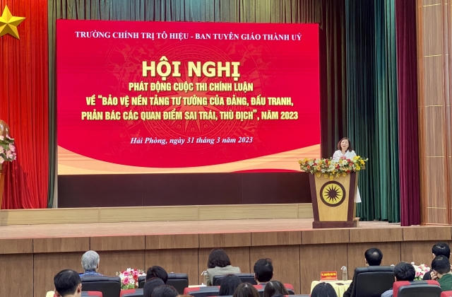 Hải Phòng phát động cuộc thi chính luận về Bảo vệ nền tảng tư tưởng của Đảng