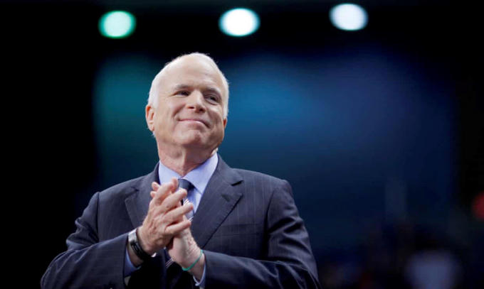 John McCain trong một cuộc vận động ở North Carolina năm 2008. Ảnh: Reuters.