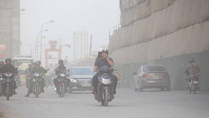 Không khí ở Hà Nội ô nhiễm ở mức đáng lo ngại.