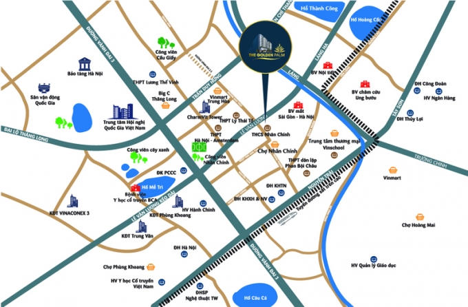 The Golden Palm sở hữu vị trí “vàng” trên mặt đường Lê Văn Lương.