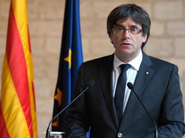 Ông  Carles Puigdemont.