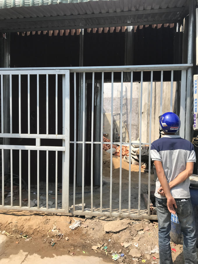 Căn nhà chị Vân trước khi bị cưỡng chế
