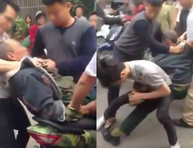 Sau va chạm giao thông, ông lão thương binh bị nhóm thanh niên hành hung đến mức nhập viện.