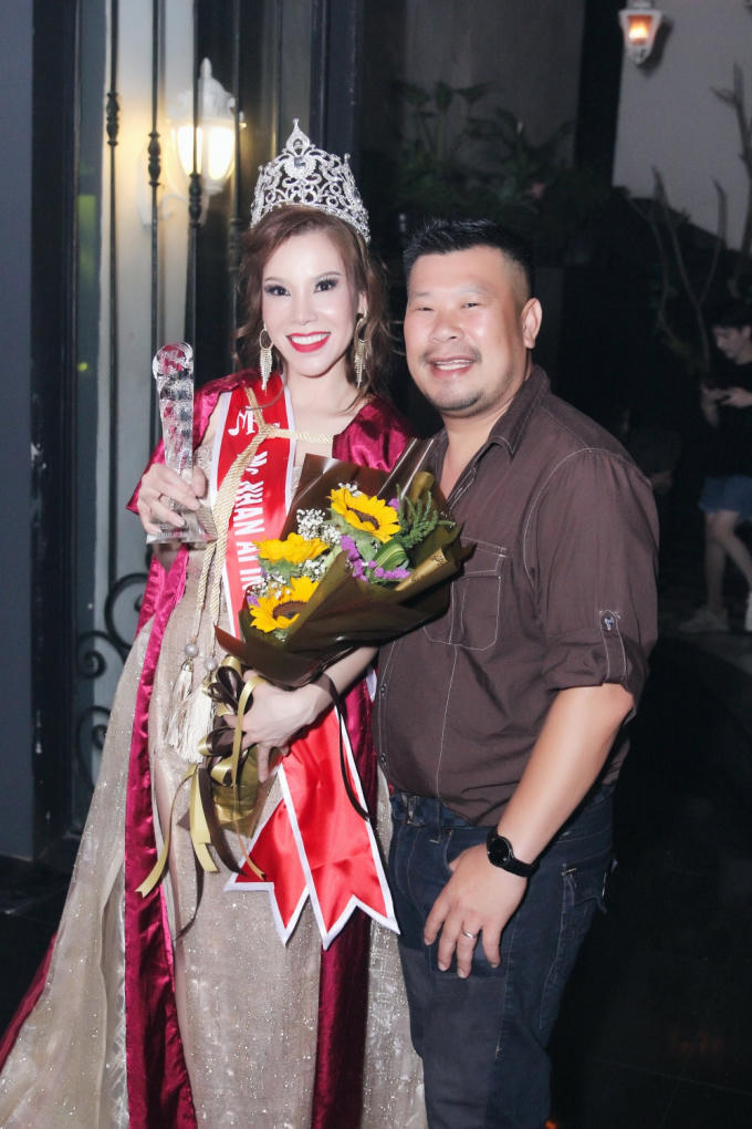 Hoa hậu Cát Tường sau chương trình.