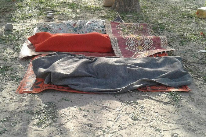 Hiện trường vụ không kích. (Ảnh: MSF)