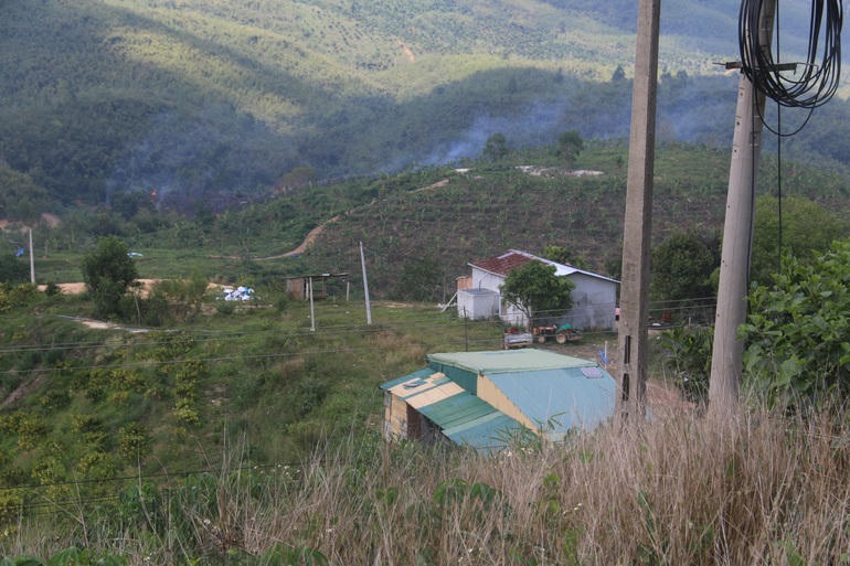 Khu vực đất được cấp sai cho gia đình ông Nguyễn Thanh Sơn tại huyện Đắk Glong.