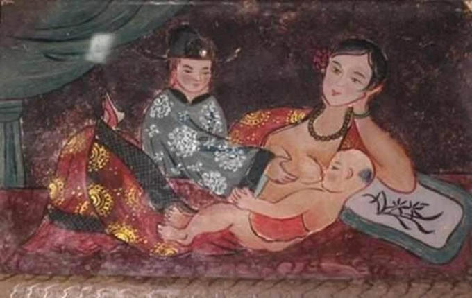 Nhũ mẫu trực tiếp nuôi dưỡng các hoàng tử, công chúa. (Ảnh minh họa).