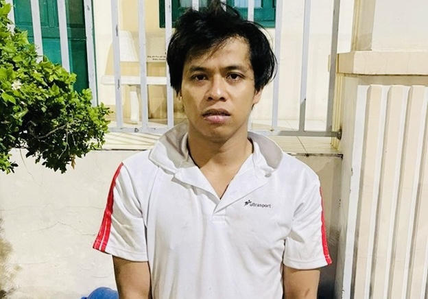 Trần Minh Tuấn (ngụ tỉnh Bình Dương), nghi phạm đang bị tạm giữ hình sự.