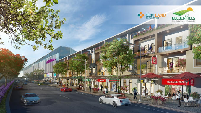 Trong tương lai, đ&acirc;y sẽ l&agrave; khu phố giao thương sầm uất nhất Golden Hills.&nbsp;