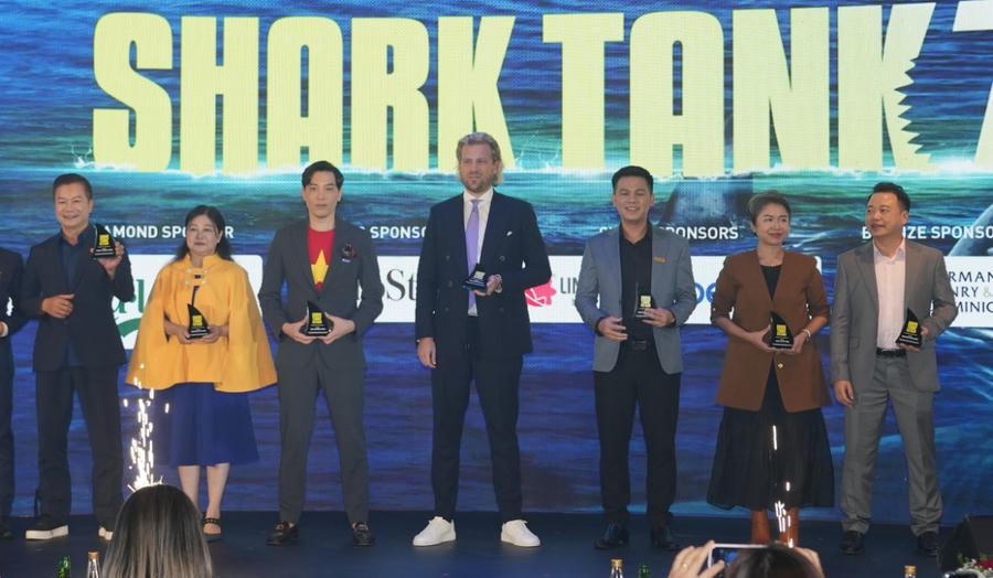 Hội đồng đầu tư Shark Tank mùa 7. Ảnh: BTC