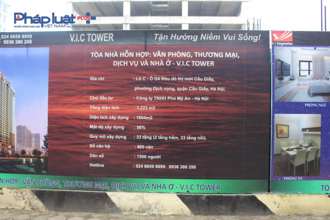 Tuy nhiên, sau một thời gian dài chậm tiến độ, Sky view Trần Thái Tông đã xuất hiện với cái tên mới là VIC TOWER.