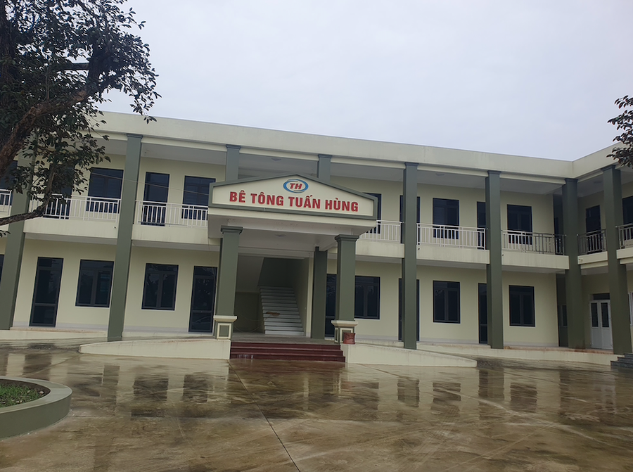 Khu nhà điều hành 2 tầng tại vị trí mới của Công ty TNHH bê tông Tuấn Hùng.