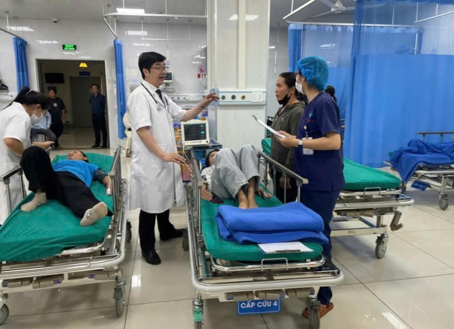 Đến thời điểm hiện tại có 21 nạn nhân bị thương đang được điều trị tại bệnh viện. Ảnh: Trần Sỹ