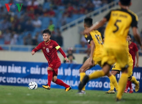 Quang Hải sẽ được tung vào sân ngay từ đầu trong trận U23 Việt Nam - U23 Indonesia? (Ảnh: Vy Vũ)..