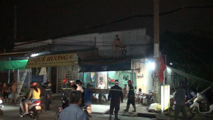 Hiện trường vụ việc. Ảnh: C.T