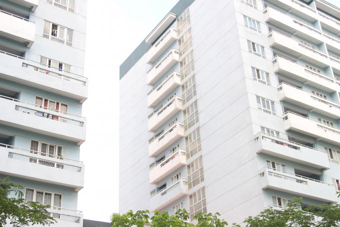 Tòa nhà BA1, vị trí phát hiện vụ việc.
