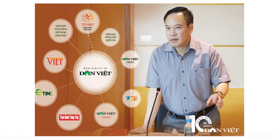 Nhà báo Lưu Quang Định, Tổng Biên tập báo NTNN/Dân Việt nói về xu hướng phát triển của báo với hệ sinh thái Dân Việt.