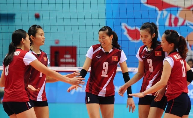 Tuyển bóng chuyền nữ Việt Nam đặt mục tiêu xếp hạng 5 tại Giải này. Ảnh: Volley ball