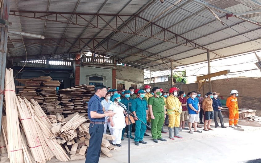 Các lực lượng tham gia diễn tập 