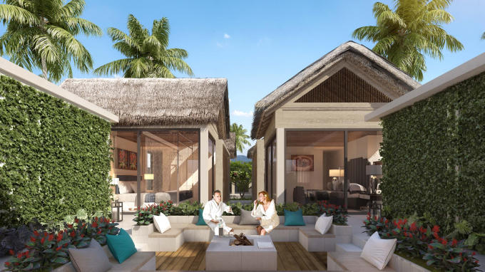 Mọi biệt thự tại Sun Premier Village Kem Beach Resort đều sở hữu không gian riêng tư, trong lành,
