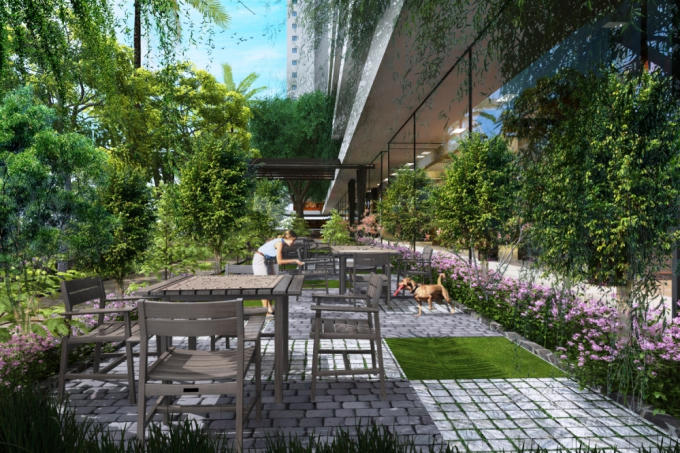 Cho&aacute;ng ngợp trước kh&ocirc;ng gian xanh ng&uacute;t ng&agrave;n ở Ecolife Capitol