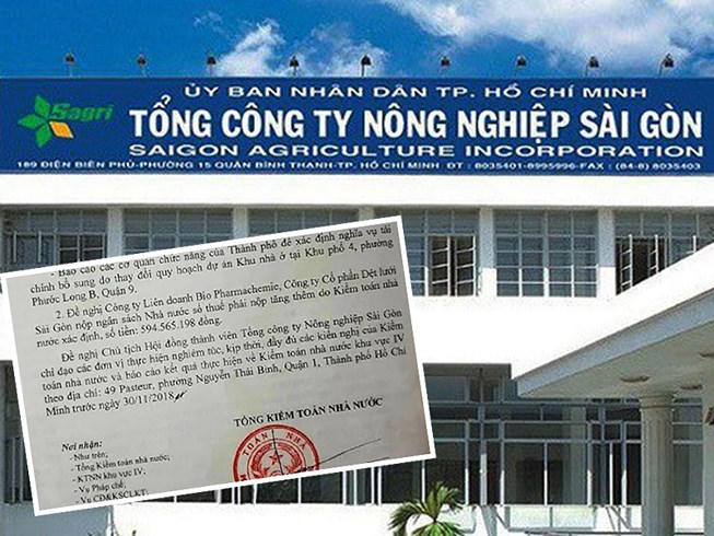 Tổng Công ty Nông nghiệp Sài Gòn sử dụng sai 1.900 ha đất