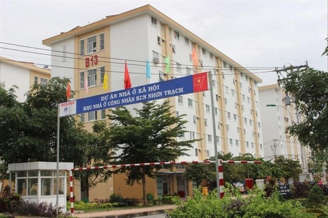 Một khu nhà ở công nhân ở huyện Nhơn Trạch, Đồng Nai