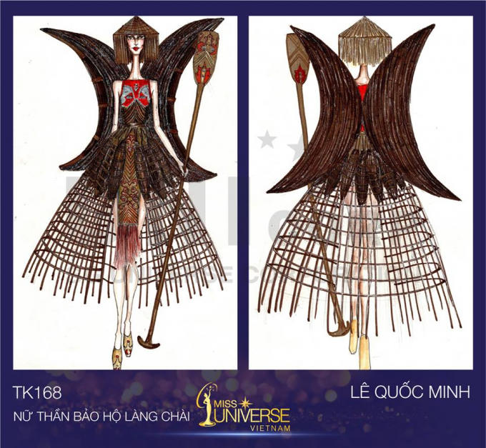 Bánh mì, Trưng Nữ Vương... lọt top 15 “Thiết kế trang phục dân tộc cho đại diện Việt Nam tại Miss Universe”
