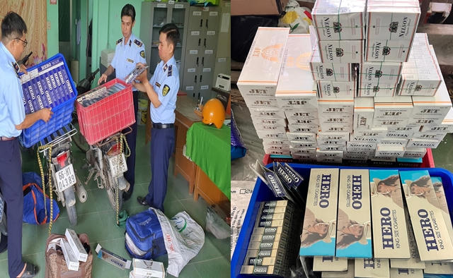 Đồng Tháp: Tìm lái xe vận chuyển hàng lậu bỏ trốn, để lại 1.320 bao thuốc lá