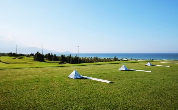 Sân tập đẹp “chưa từng thấy” của FLC Quy Nhơn Golf Links