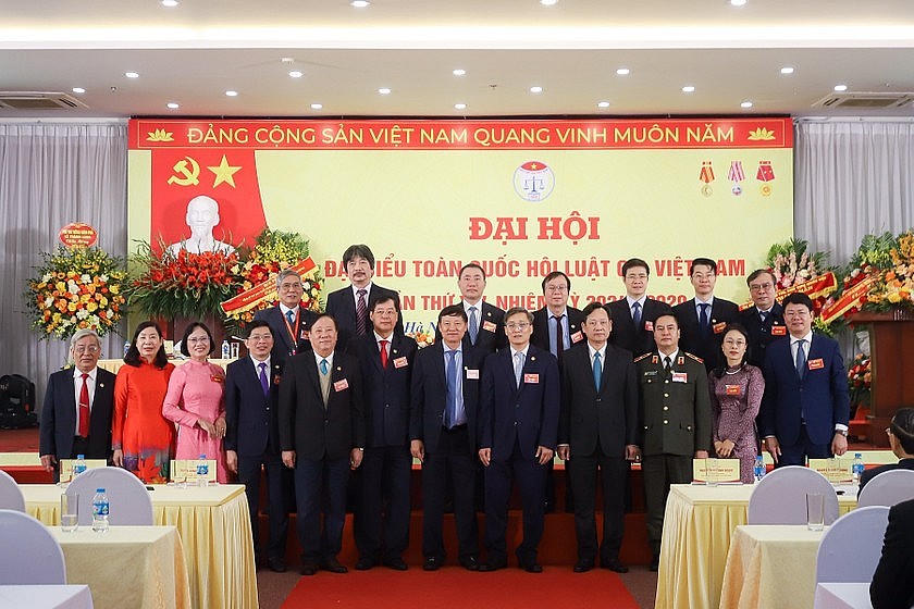 Ra mắt Ban Thường vụ Hội Luật gia Việt Nam khóa XIV, nhiệm kỳ 2024 - 2029.