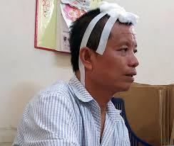 Đối tượng Nguyễn Xuân Tiến tại cơ quan điều tra.