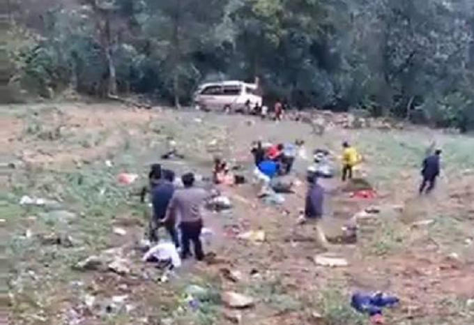 Hiện trường vụ tai nạn (Ảnh: face book).