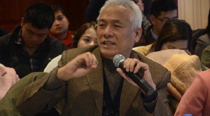 GS.TS Nguyễn Đăng Dung bày tỏ quan điểm tại hội thảo.