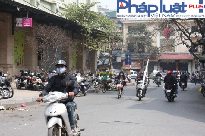 Một góc chợ Hàng Da
