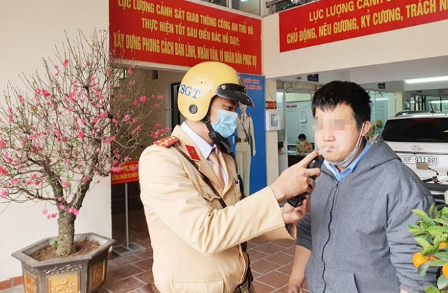 Xử lý hơn 27.000 trường hợp vi phạm nồng độ cồn trước, trong Tết Nhâm Dần 2022