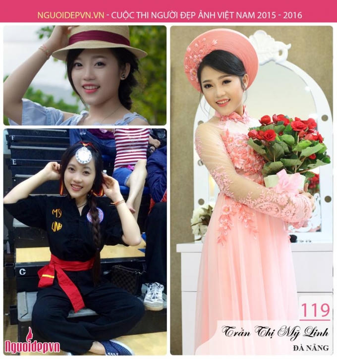 Thí sinh Trần Thị Mỹ Linh, SBD 119, Đà Nẵng
