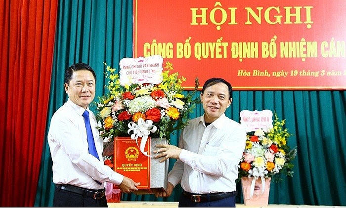 Ông Bùi Ngọc Đại giữ chức Phó Giám đốc Sở Nội vụ tỉnh Hòa Bình.