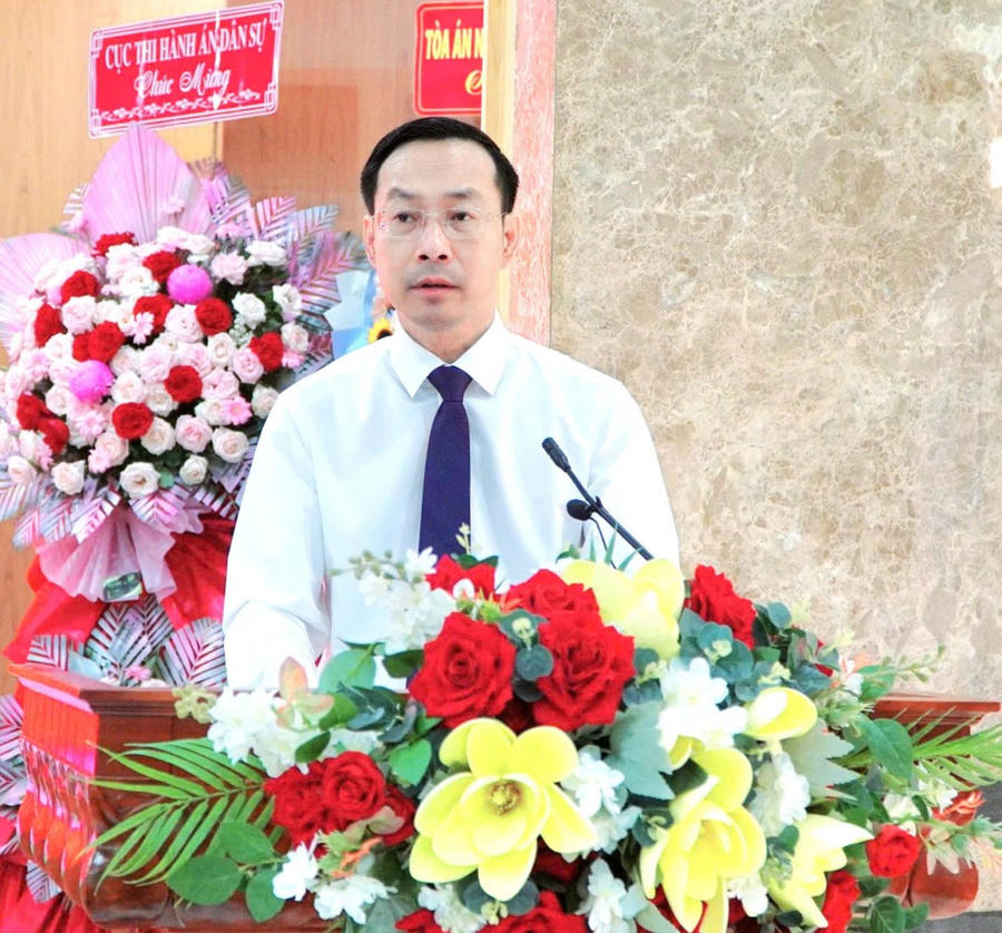 Ông Nguyễn Thanh Nhàn - Chủ tịch UBND tỉnh Kiên Giang phát biểu tại lễ công bố