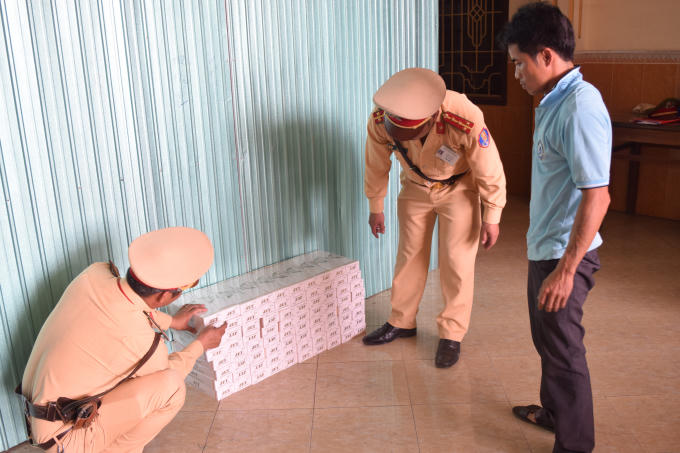 Tại thời điểm kiểm tra, tài xế không xuất trình được hóa đơn chứng từ chứng minh nguồn gốc xuất xứ của sản phẩm.