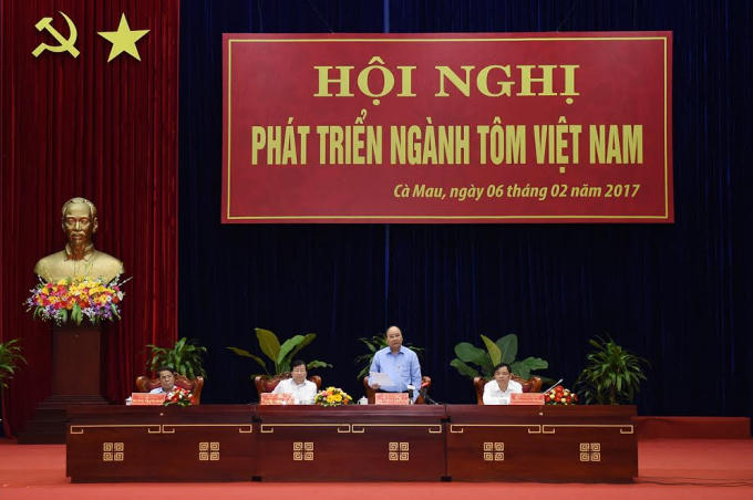 Thủ tướng Nguyễn Xuân Phúc: Việt Nam phấn đấu trở thành một công xưởng sản xuất tôm của thế giới