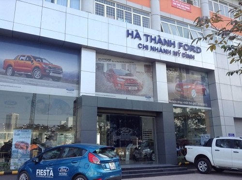 Chi nhánh Mỹ Đình tại số 2 Tôn Thất Thuyết của Hà Thành Ford. Ảnh: H.P