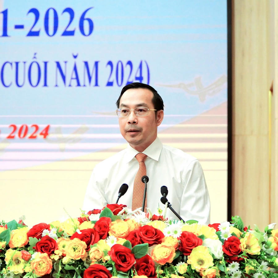 Chủ tịch UBND tỉnh Kiên Giang Nguyễn Thanh Nhàn phát biểu.