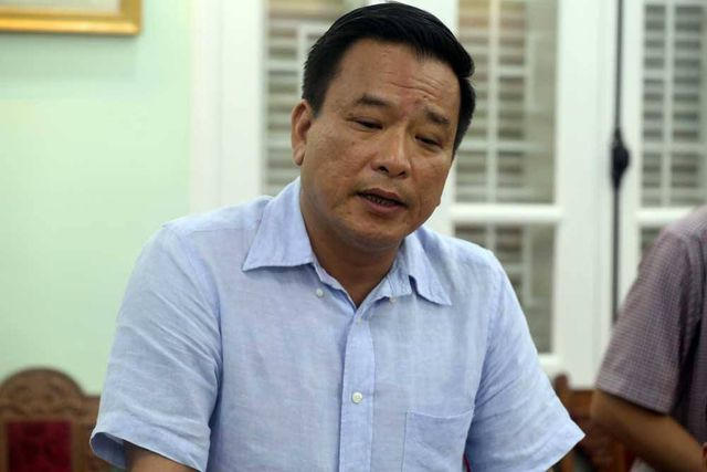 Ông Võ Tiến Hùng - Chủ tịch Công ty Thoát nước Hà Nội