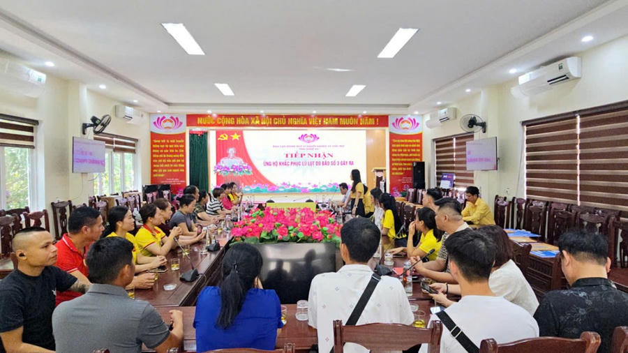 Ủy ban Mặt trận Tổ quốc Việt Nam tỉnh Nghệ An ghi nhận, biểu dương Đoàn thiện nguyện Quảng Ninh.