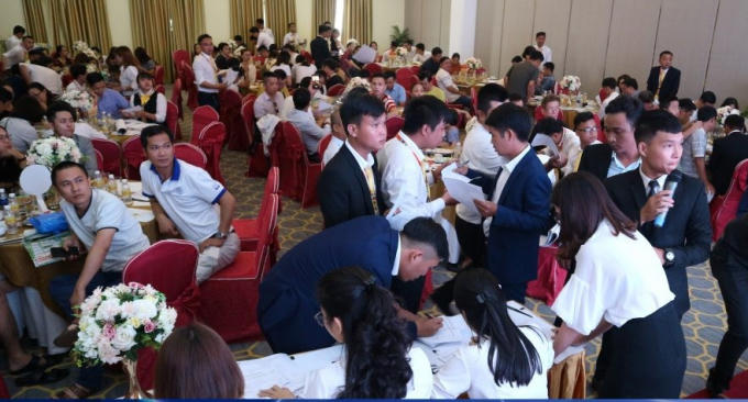 Sự kiện giới thiệu dự án Golden Hills- Diamond Palce của Địa ốc Babylon ngày 7/4 thu hút nhà đầu tư.