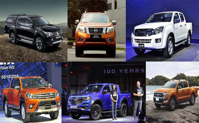 Phân khúc bán tải bắt đầu được áp dụng mức phí trước bạ mới trong tháng 4 này.