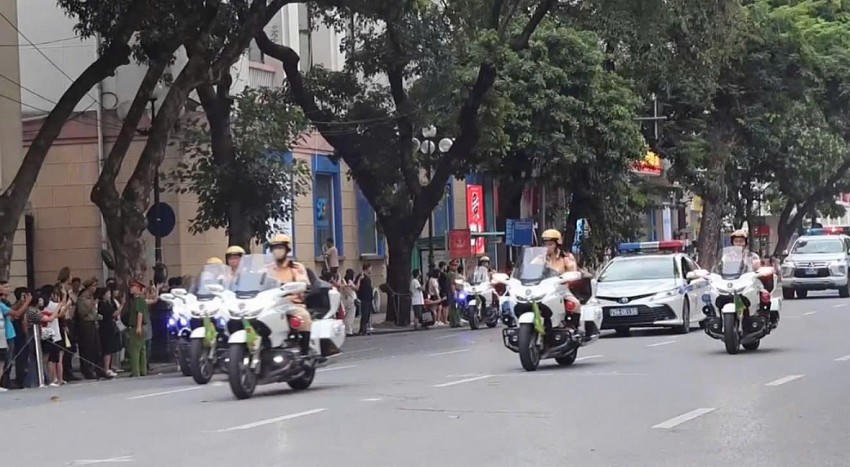 Phân luồng giao thông phục vụ Chương trình nghệ thuật chính luận 