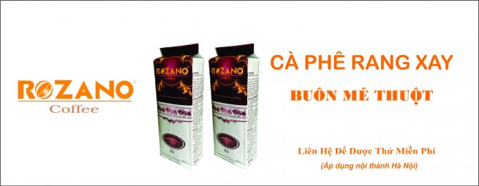 ROZANO coffee khuyến mại khủng