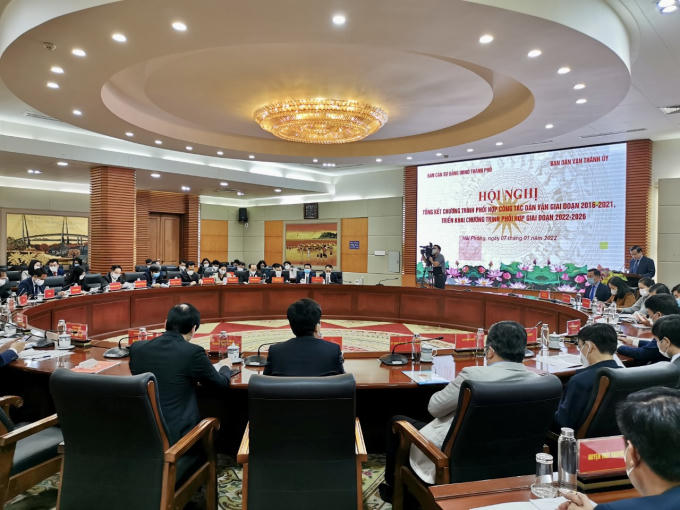 Hội nghị tổng kết 5 năm thực hiện Chương trình phối hợp giữa Ban Dân vận Thành ủy và UBND TP, giai đoạn 2016-2021